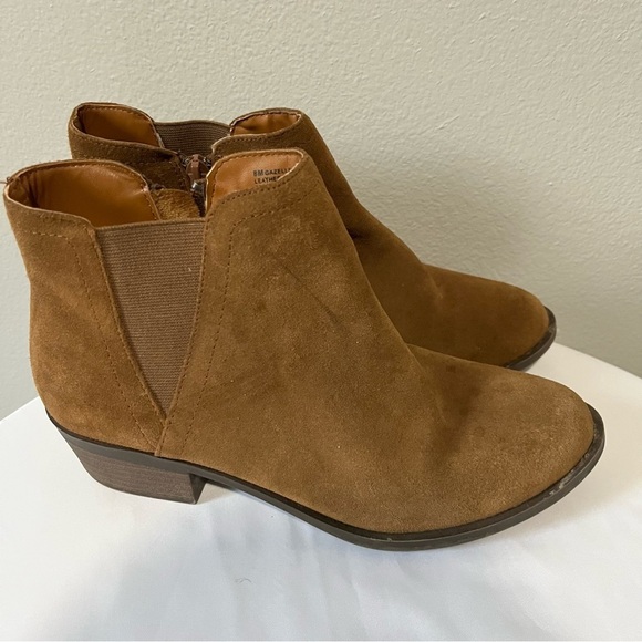 Kensie Shoes - KENSIE- Brown Suede Ankle Boots Gazelle Size 8